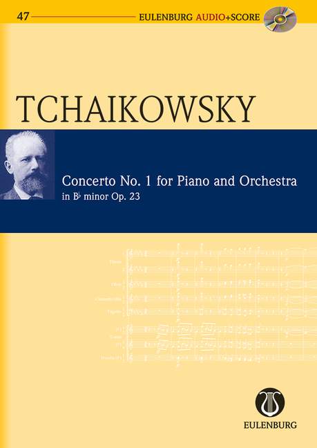 Tchaikovsky: Concerto No. 1 Bb minor Opus 23 CW 53 (Study Score + CD) published by Eulenburg
